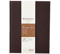 Strathmore Serie 400 quaderno per Acquerello con Copertina Rigida 24 Fogli Grana fine 300grammi,21,6x27,9 cm
