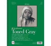 Strathmore Serie 400 Toned Gray Sketch Pad Taccuino da disegno 50 31 x 23 cm 118 g