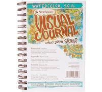 Strathmore Visual Journal-Diario ad Acquerello, 14 x 20,3 cm, 34 Fogli, Acrilico, 5.5x8