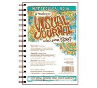 Strathmore Visual Journal-Diario ad Acquerello, 14 x 20,3 cm, 34 Fogli, Acrilico, 5.5x8