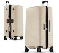 Stratic Novium 4 ruote Carrello L 77 cm con piega di espansione beige