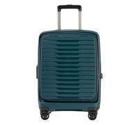 Stratic Novium 4 ruote Carrello della cabina S 55 cm Scomparto per laptop con piega di espansione ottanio