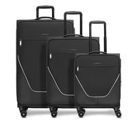 Stratic taska set di valigie a 4 ruote 3 pezzi con piega elastica anthracite (14-17-1061-98)