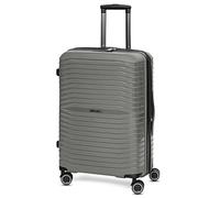 Stratic Valigia e trolley Shine grandi | Dotato di 4 ruote girevoli a 360°, pieghe ad espansione, maniglia lucchettabile e lucchetto TSA 46 cm x 30 cm x 65 cm - 3,6 kg
