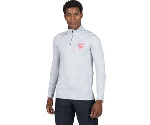Strato Base Rossignol da Uomo con Mezza Zip Hero Classique Soft Grey : XL