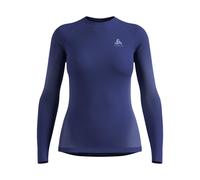 Odlo - Women's BL Top Crew Neck L/S Performance Warm Eco - Intimo sintetico S blu