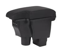 Strato Console Stoccaggio Per Mazda Per CX-3 Bracciolo Box Retrofit Accessori Per Auto Portaoggetti Ricarica USB(B2genuine leather)