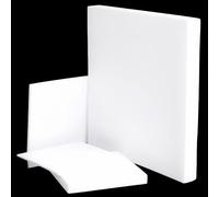 Strato di plastica di PTFE, Foglio di PTFE vergine a basso attrito resistente al calore, taglio facile, 1,5-5 mm, sigillatura fai da te, 300x300 mm(1.5mm)