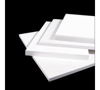 Strato di plastica di PTFE, Foglio PTFE bianco 300x200mm 2 pezzi Dimensioni multiple Basso attrito Alta temperatura Taglio facile(2mm)