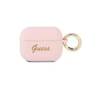 Strato in silicone Traseira Guess Guapsssi Airpods Pro Cover Cor-De-Rosa/Cor-De-Rose Vintage Script