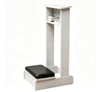 Strato per Inginocchiarsi in Materiale Resistente, Facile da Pulire, con Imbottitura in Spugna ad alta Resilienza e Cassetto Portaoggetti, per la Chiesa Domestica(White)