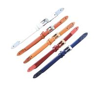 Strato superiore squisito morbido cinturino adatto for Fossil ES3861 ES4026 ES3862 ES4340 ES3565 cinturino traspirante 8 mm(Apricot-Golden-K1)