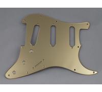 STRATOCASTER Oro Specchio Scratch Piastra Sss Battipenna Per USA / Mex FENDER