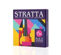 Stratta N509 - Corde per violino 3/4, nucleo sintetico, cromate E, tensione media