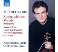 Strauss:Harmen Songs Without Words Arranged for Violin and Piano (Garben) (CD)