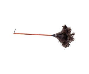Strauss Wedel - Spolverino, 90 cm, Manico nero e Testa grossa, per la pulizia della casa, per la stagione primaverile, per la casalinga perfetta