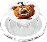 Stravagante Zucca di Halloween con Ghigno, Capelli PopSockets PopGrip per MagSafe