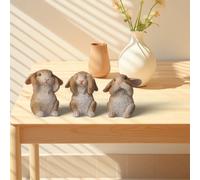 Stravaganti statuine coniglietto adorabili ornamenti per illuminare la tua casa