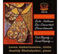 Stravinsky,Bartok - Suite Italienne/ Two Rhapsodies