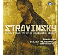 Stravinsky: Symphony Of Psalms/Symphony In C/Symphony In Three Movements by Sir Simon Rattle (2008-07-08)
