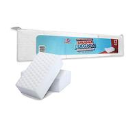 Stravos Spugna Magica, Gomma Multisuperficie Pulisci Scarpe Muri E Porte, Spugnette Cucina E Cancella Macchie Muro In Melamina, Rimuove Germi E Batteri, Per La Pulizia Dell'auto 10 X 6 X 3 Cm 12 Pezzi