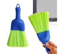 Straw Cleaning Brush - Working Brush | Multifunctional Handheld Broom | Small Whisk Broom | Dust Pan Brushes Multifunctional | 2 Pieces Cleaner for Porch Cleaning Indoor Dirt Dust Table Decks