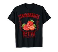 Strawberries Festival A Berry Good Time Vintage Maglietta