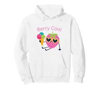 Strawberry Berry Cool Summer Icecream Felpa con Cappuccio