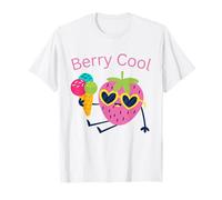 Strawberry Berry Cool Summer Icecream Maglietta