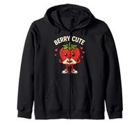Strawberry Berry Cute Funny Fruit Felpa con Cappuccio