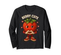 Strawberry Berry Cute Funny Fruit Maglia a Manica