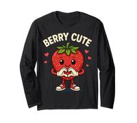 Strawberry Berry Cute Funny Fruit Maglia a Manica
