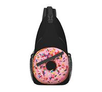 Strawberry Donut Jewel Dragonfly Crossbody Backpack Sling Bag Zaino da trekking da donna per uomo