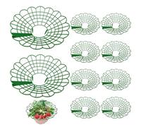 Strawberry Growing Frame - 10 pezzi regolabili per piante, supporto rack, stabile e fissato, supporto per piante da frutto, supporto per piante da giardino, ideale per balconi