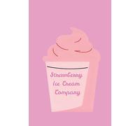 Strawberry Ice Cream Company Pink Notebook