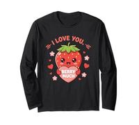 Strawberry Love Cottagecore Kawaii Berry Maglia a Manica