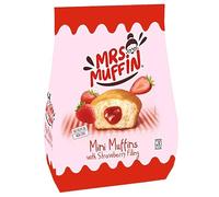 Strawberry Mini Muffins Ripieni di Marmellata di Fragola per mrs. muffin 200g