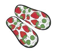 Strawberry Pattern Printing Pantofole Da Casa Leggero Pantofole Morbide Ciabatte Per Hotel Interni Feste L
