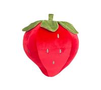 Strawberry Pillow | 11.8In Super Soft Cushion Plush, Realistic PP Cotton Fruit Stuffed Toy | Kids Bedroom Divano Decor Birthday Easter Party