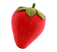 Strawberry Pillow - Adorable Fruit Plush Ornament, Squishy Stuffed Cushion Toy, Smooth Fabric Decorative Accent, Charming Display Doll | Sweet Home Decoration For Birthday, Valentines Day, Easter