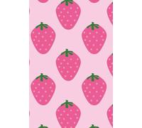 Strawberry Pink Journal Notebook - 280 Pages, College Ruled, 5.25” x 8” - Cute Aesthetic Paperback Notebook: 2025 Notebook: 280 Blank Sheets | College ... Supplies/School Notepad (5.25 by 8 inches)
