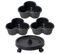 Strawberry Planter | Strawberry Vertical Stackable Tower Pot | Self-Watering Planter With Wheels Effortlessly Lift Your Gardening Game With This Stackable PlanVegetables, Potatoes, Flowers, Succulenti