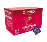 Strawberry preservativi aromatizzati alla fragola 144 profilattici