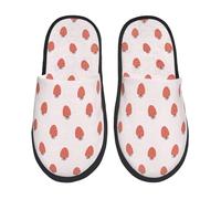 Strawberry Print Pantofole Da Casa Leggero Pantofole Unisex Ciabatte Da Viaggio Per Donna Autunno Hotel M