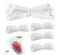 Strawberry Protector - Clear Animal Barrier | 50 Pieces Reusable Fruit Protection Cover with Ventilated Design for Garden Plants Fruit Vegetable Blueberry Plant Guard for Outdoor Yard Farming Crop