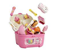 Strawberry Pudding Play Set - Pretend Kitchen Food Toy | Princess Tea | Realistic Dessert Design, Pretend Play Food, Princess-Themed Accessories, Encourages Role-Playing, Safe & Durable Materials,