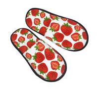 Strawberry Seamless Pattern Unisex Pantofole Morbide Slippers Calde Scarpe Di Cotone Per Autunno Invernali Casa M
