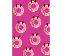 Strawberry Sprinkle Donuts | Cute & Kawaii Aesthetic | Narrow Ruled Lined Notebook | A5 6x9” | 120 pages: Personalised Gift Idea for Friends and Family