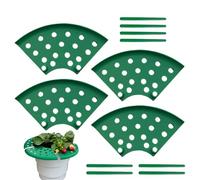 Strawberry Support, 4 pezzi di supporto per frutta, supporto ottimizzato per radice di salute, protezione per il rack da giardino per crescere, piante potate, rose e esterni, 6,89 x 3,54 pollici