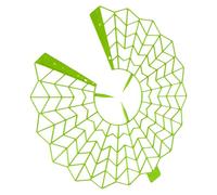 Strawberry - Supporto da giardino, per piante, 13,78 x 12,99 cm, verticale per coltivazione, Weather resistente Bracket, autentica per esterni, ideale per giardini all'aperto, Raised Bed, frutta